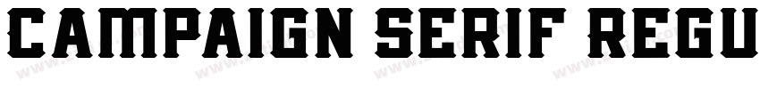 Campaign Serif Regul字体转换